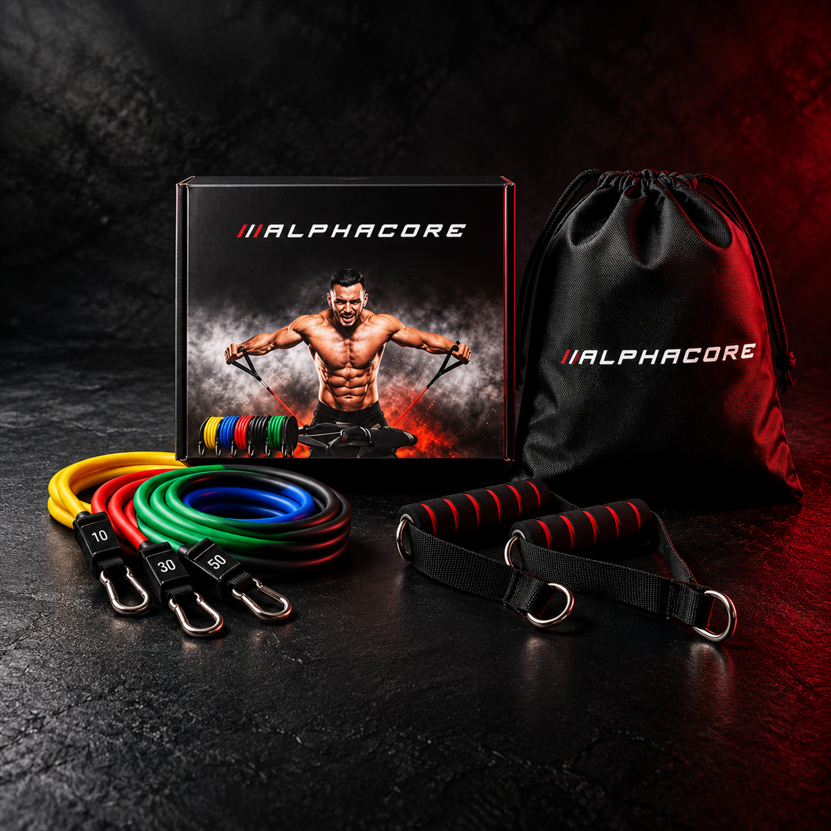 AlphaCore Resistance Band Set